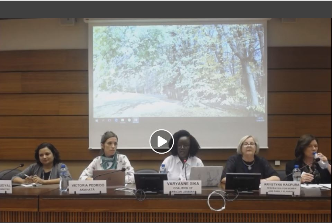 Abortion Side Event at HRC 39
